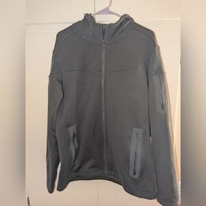 Gray Full-Zip Hoodie